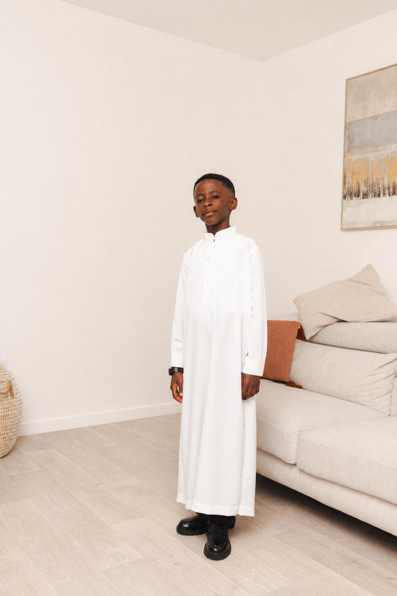 Qamis garçon - Blanc