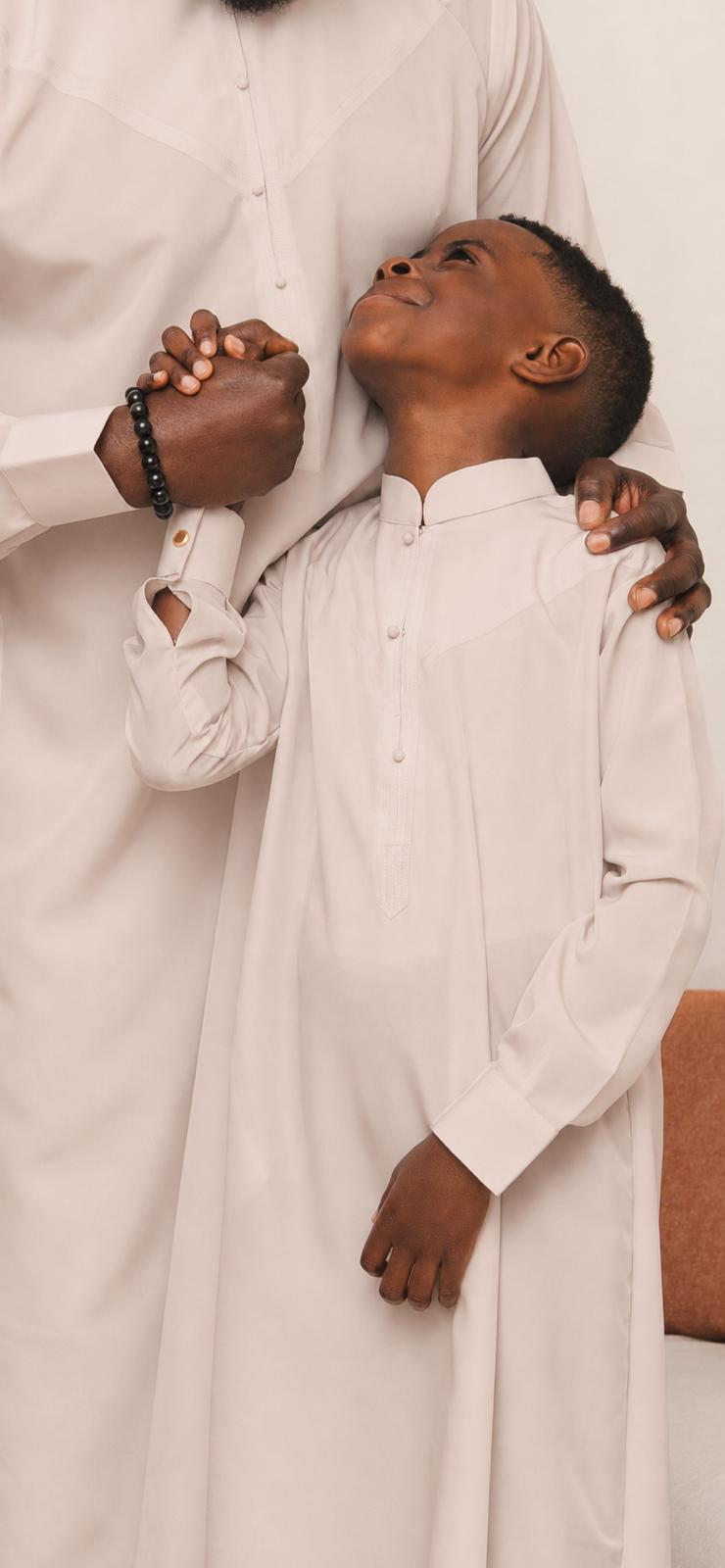 Qamis garçon - Écru
